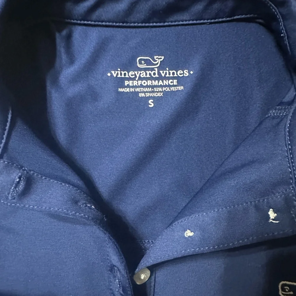 Vineyard Vines Performance Polo in Deep Blue - Picture 2 of 2